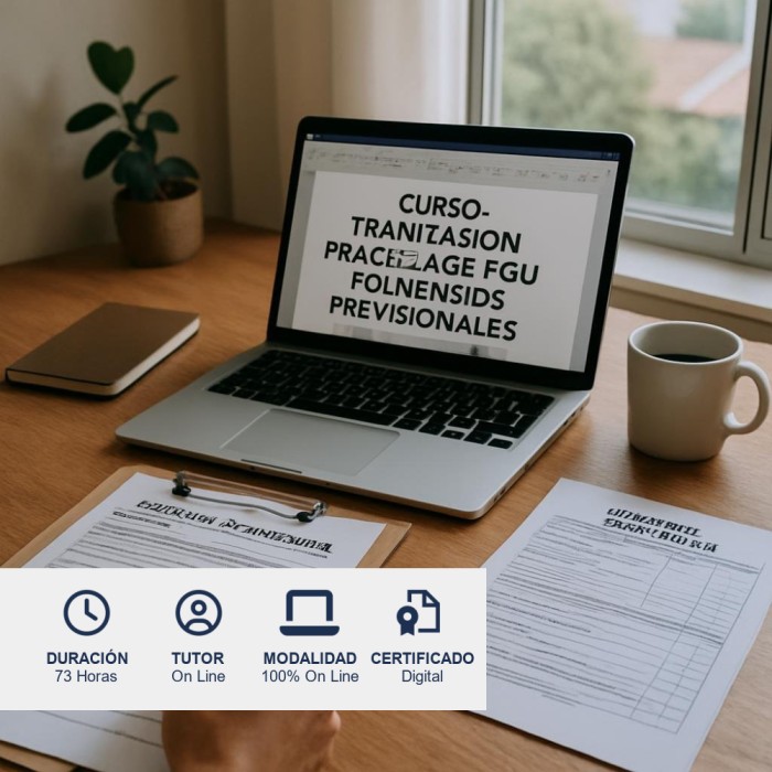 Curso Tramitación práctica de PGU y beneficios previsionales